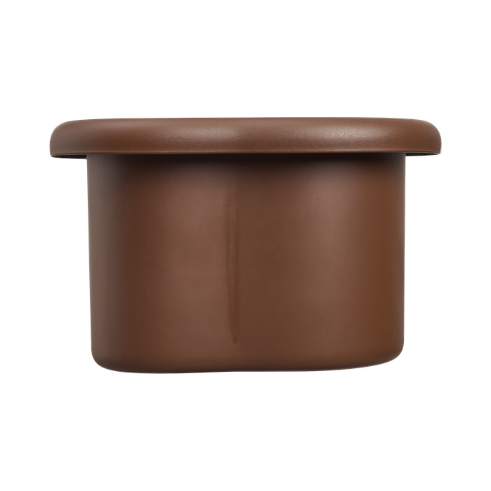 organic mangeoire pour oiseaux 25cm marron châtaigne